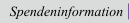 Spendeninformation